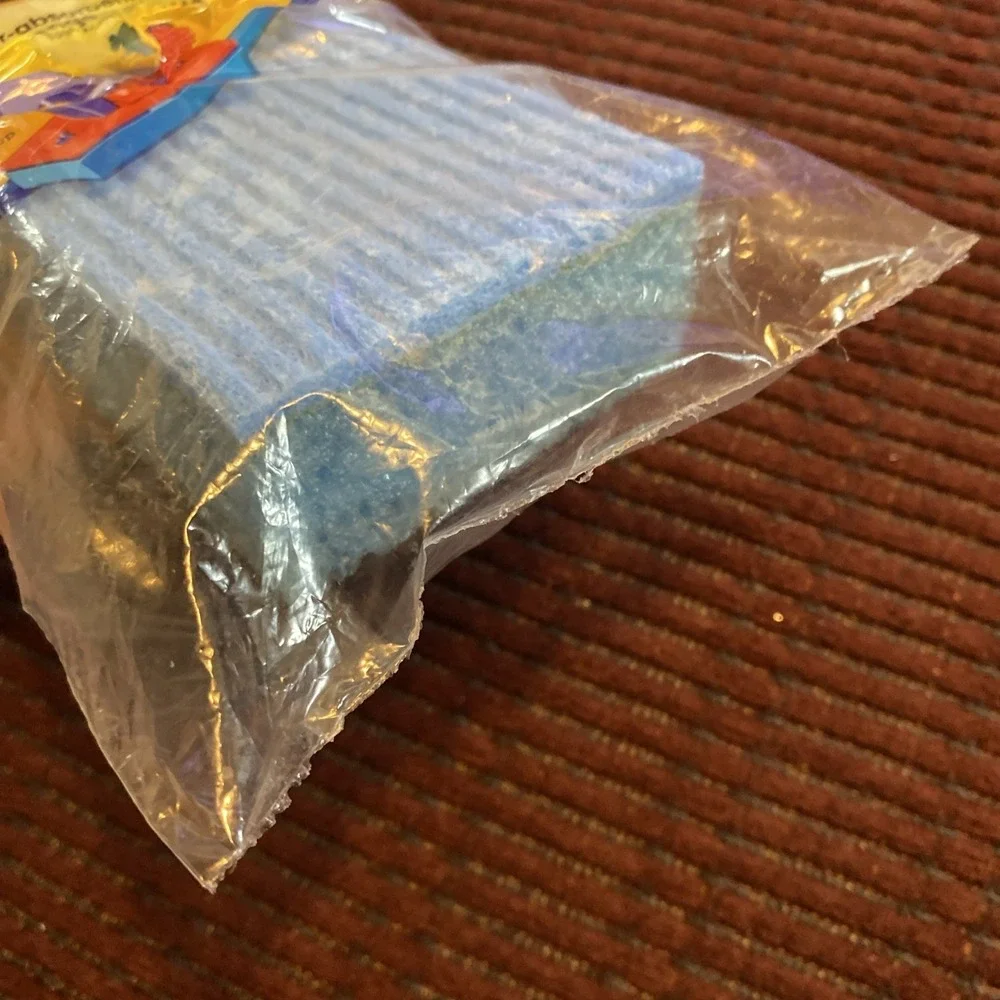 NEW SEALED! O-CEDAR BIG EASY FLAT SPONGE MOP REFILL SNAP-IN TABS DISCONTINUED